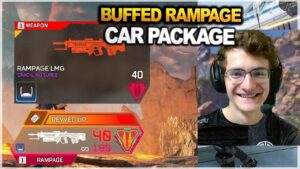 TSM Verhulst tries to Use buffed care package RAMPAGE in APEX LEGENDS Season 14!