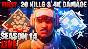 🔴WORLDS FIRST VANTAGE 20 4k - Apex Season 14 Hunted Live - Apex Legends Live Event & Update