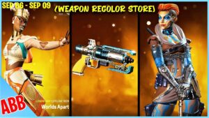 APEX LEGENDS ITEM SHOP TODAY- LOBA & R301 RECOLORS, WEAPON RECOLOR STORE, WORLDS APART LIFELINE SKIN