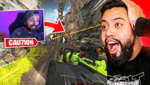 Apex NOOBS react to CAU7ION (BEST PATHFINDER MOVEMENT )