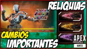 ¡Cambios importantes a las reliquias / Heirlooms aproximándose! Apex Legends HUNTED