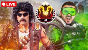 🔴LIVE - DR DISRESPECT & COURAGE VS APEX PREDATOR LOBBIES!