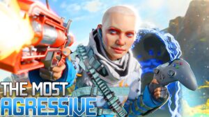 The Most AGRESSIVE PLAYER In Apex Legends...