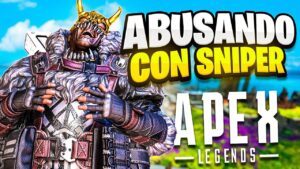 ¡ESTO OCURRE CUANDO USO GIBRALTAR con SNIPER! en APEX LEGENDS