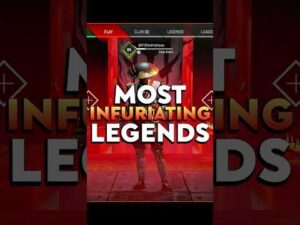 Most INFURIATING Legends To Play Against In Apex Legends?! #shorts