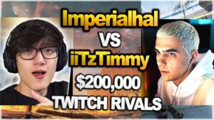 TSM Imperialhal team vs iiTzTimmy team in $200,000 TWITCH RIVALS.. ACEU WIPED HAL