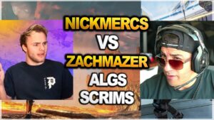 Nickmercs team wiped C9 Zachmazer team IN ALGS SCRIMS !! ( apex legends )