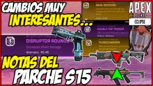 ¡Todo sobre la nueva temporada 15! Notas del parche, cambios ¡Y mas! | Apex Legends ECLIPSE