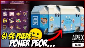 Esto cada vez se pone peor... Stickers y Skins fuera de control | Apex Legends ECLIPSE