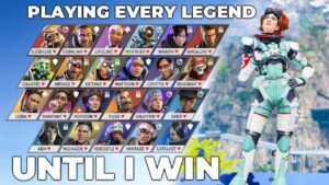 PLAYING EVERY LEGEND UNTIL I WIN - Apex Legends