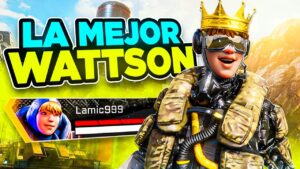 REACCIONANDO a LA MEJOR WATTSON del MUNDO (LAMIC999) en APEX LEGENDS