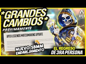 Apex Legends: REGRESARA MODO 3ra PERSONA | CAMBIOS SBMM | SKINS DE CREADORES | PAXROMANO