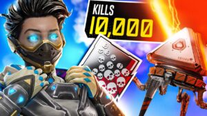 How she got 2 HEIRLOOMS & 10,000 WRAITH KILLS in Apex Legends