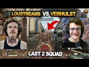 TSM Verhulst team vs Think Loustreams  team in new ranked!! LAST 2 SQUAD ( apex legends )