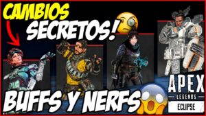 ¡Todos los cambios secretos de la nueva actualización! Buffs, Nerfs ¡Y mas! | Apex Legends ECLIPSE