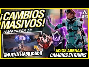Apex Legends temporada 16: MASIVA HABILIDAD DE ESCANEO / NUEVO MODO DE JUEGO / ADIOS ARENAS Y MÁS