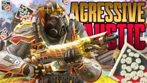 AGRESSIVE Caustic 21 KILLS and 6,000 Damage in Broken Moon Apex Legends Gameplay Season 16