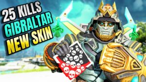 AMAZING 25 KILLS WITH SPIRIT OF PROTECTION NEW GIBRALTAR SKIN (Apex Legends Gameplay Season 16)