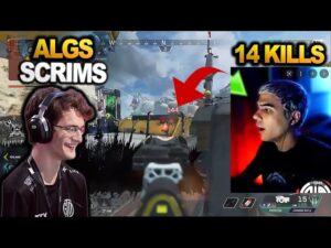 HAL watches verhulst 1v2 fought..TSM impresses everyone with an aggressive 14 kills in ALGS SCRIMS!!