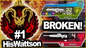HisWattson Shows Why NEMESIS & KRABER is Broken After Update!!! -APEX LEGENDS