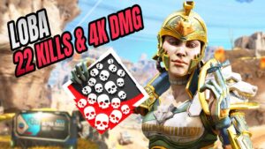 INCREDIBLE 22 KILLS WITH NEW LOBA SKIN LEGIONNAIRE IN AMAZING GAME (Apex Legends Gameplay Season 16)