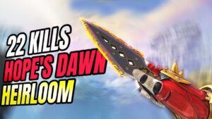 INSANE 22 KILLS WITH NEW WRAITH HEIRLOOM HOPE'S DAWN (Apex Legends Gameplay Season 16)