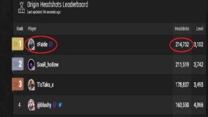 Movement Player Becomes Rank #1 For Headshots