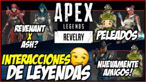 ¡Nuevas interacciones de leyendas! Revenant nervioso con Ash... | Apex Legends REVELRY