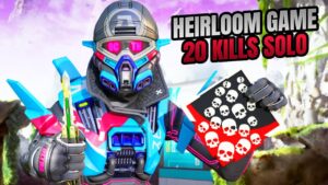 OCTANE’S HEIRLOOM 20 KILLS BOMB SOLO IN INTENSE GAME (Apex Legends Gameplay Season 16)