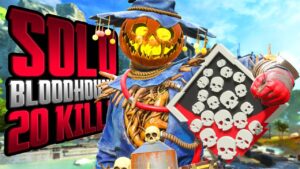 SOLO Bloodhound 20 KILLS and 4,000 Damage Apex Legends Gameplay Season 16