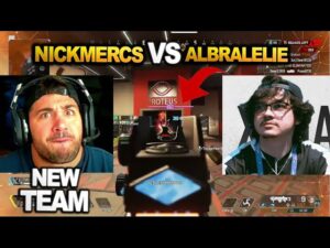 TSM Albralelie team wiped FAZE Nickmercs new team in algs scrims!! ( apex legends )