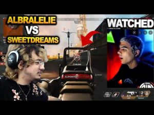 TSM Imperialhal watches how team Albralelie lost to team NRG in algs scrims