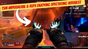 Tsm imperialhal & Reps Having fun spectating BIG E #apex #imperialhal #apexlegendsclips