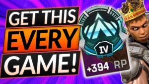 How I CARRY IN PLAT - 400 RP EVERY GAME (Educational Commentary) - Apex Legends Ranked Guide