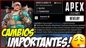 ¡Nueva actualización! Correcciones y otros ajustes IMPORTANTES | Apex Legends REVELRY