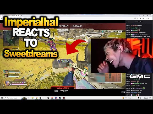 Tsm Imperialhal Killed Sweetdreams And Then Watched His Reaction 16 Kills Apex Legends 4369