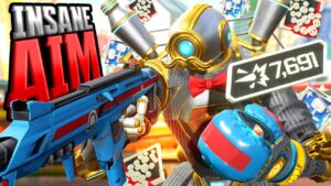 INSANE AIM/SPRAY 7,691 DAMAGE and 26 KILLS Pathfinder Apex Legends Gameplay Season 17