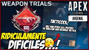 ¡Los retos del nivel 100 de la maestría de armas son ridículamente DIFICILES! | Apex Legends ARSENAL