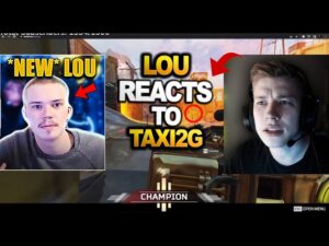 Loustreams watches and reacts to Taxi2g ( apex legends )