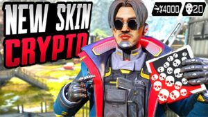 CRYPTO NEW SKIN 20 KILLS & 4000 DAMAGE (Apex Legends Gameplay)