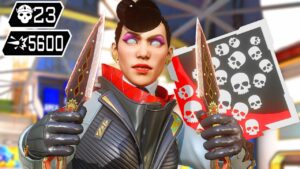 INSANE SOLO WRAITH 23 KILLS & 5600 DAMAGE (Apex Legends Gameplay)