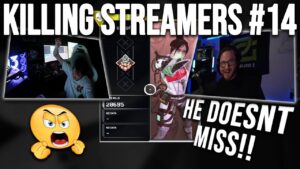 KILLING STREAMERS WITH REACTIONS IN APEX LEGENDS #14