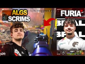 Albralelie struggles in ALGS scrims with his new team FURIA ( apex legends )
