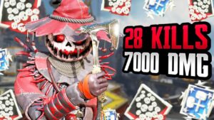INSANE BLOODHOUND 28 KILLS & 7000 DAMAGE (Apex Legends Gameplay)