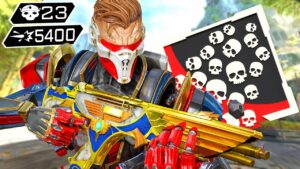 SUPER REVENANT 23 KILLS & 5400 DAMAGE SOLO (Apex Legends Gameplay)