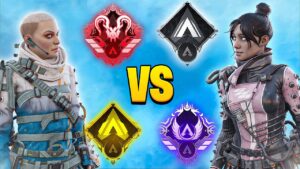 1 Wraith from EVERY RANK 1v1... Who Wins? (25,000 Apex Coin Giveaway)