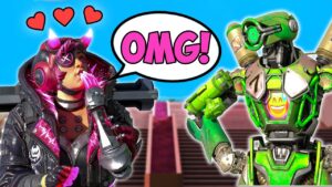 GAMER GIRL WAS SHOCKED BY MY MOVEMENT (Apex Legends)
