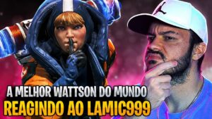 LAMIC999, é assim que a MELHOR WATTSON do MUNDO joga! | APEX LEGENDS
