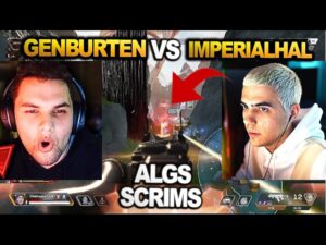 TSM Imperialhal vs DZ Genburten in algs scrims!! 30-30 REPEATER META?! ( apex legends )