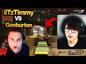 iiTzTimmy team vs DZ Genburten ( ALGS CHAMP ) team in algs pro scrims!!  ( apex legends )